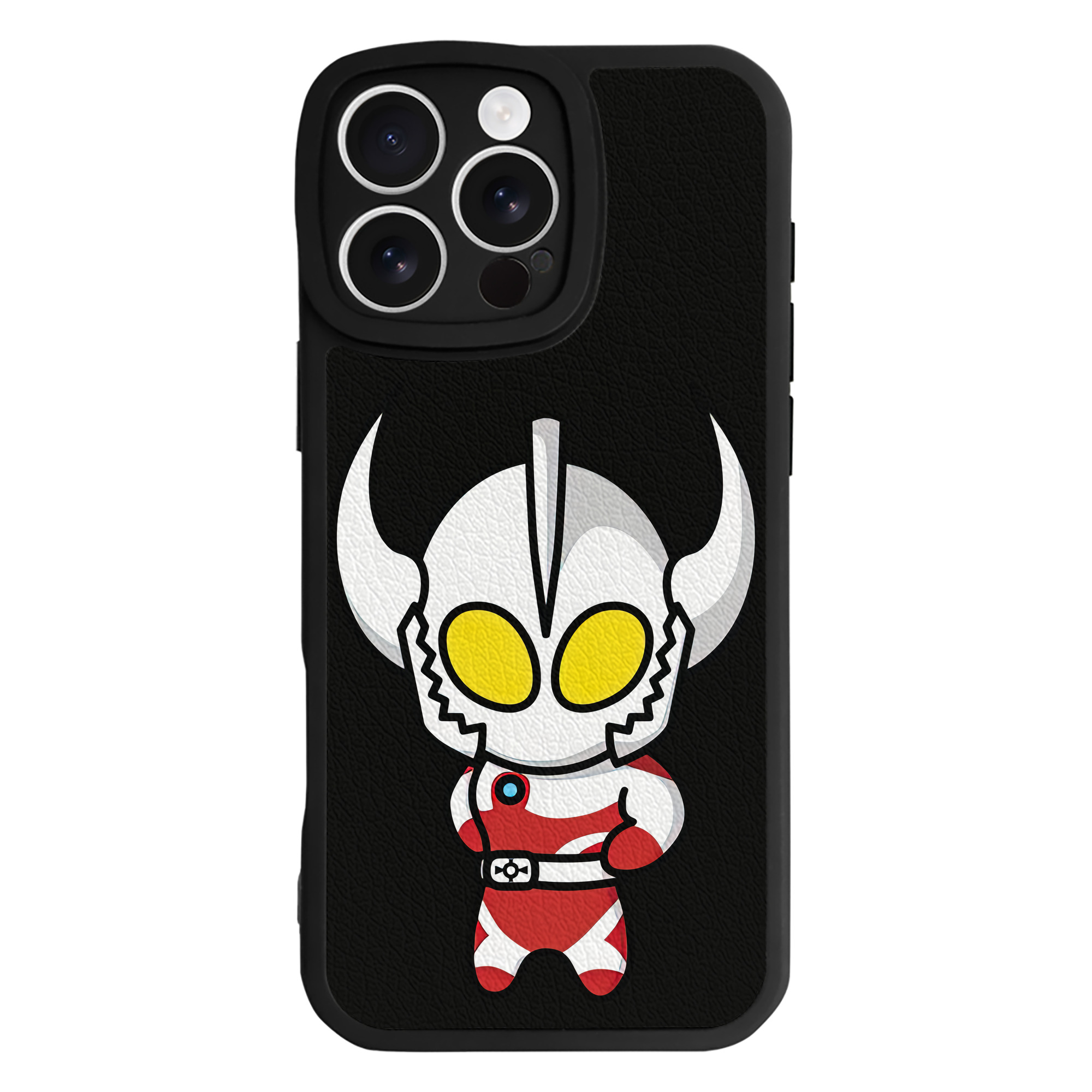 （画像用） ウルトラマン Ultraman 【iPhone 16シリーズ対応】シリコンスマホケース（レザー調） 材質：シリコン